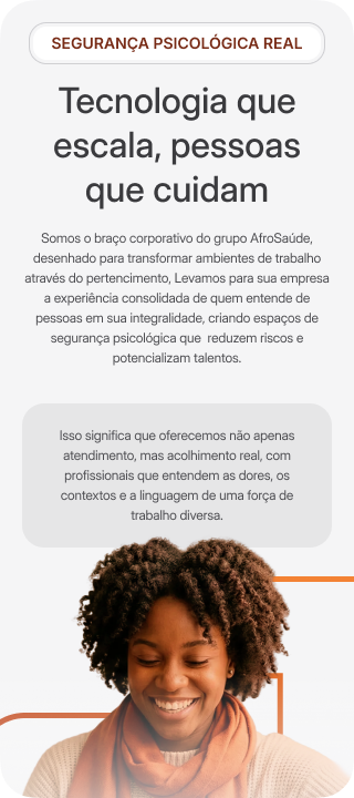 Tecnologia que escala, pessoas que cuidam